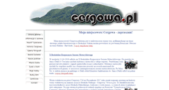 Desktop Screenshot of cergowa.pl